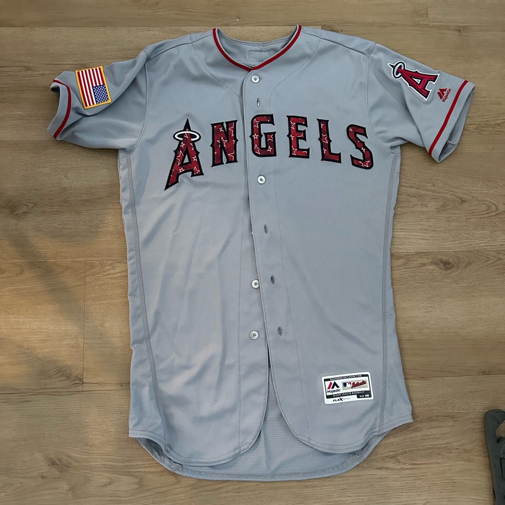 Majestic FlexBase Angels 4th of july Baseball Jersey